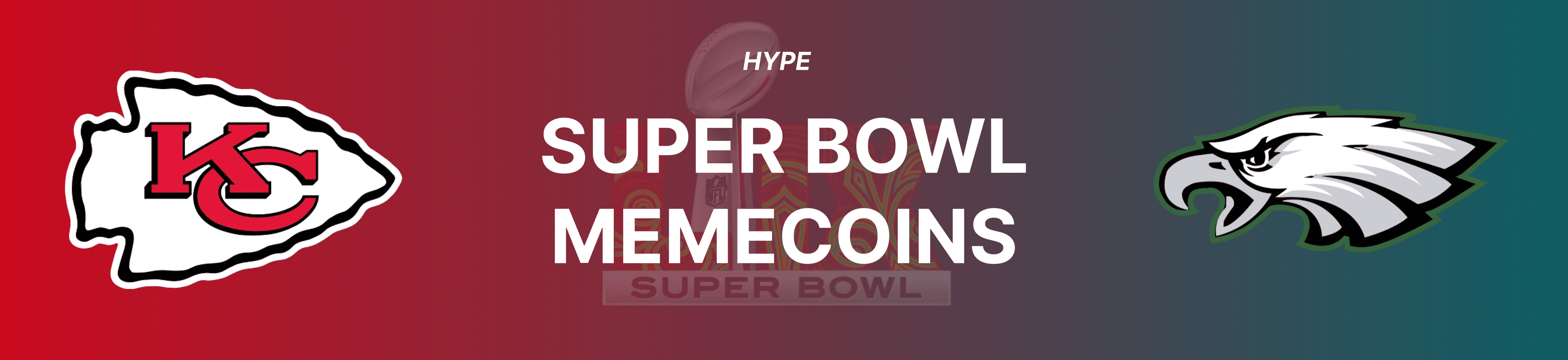 Super Bowl Memecoins Banner